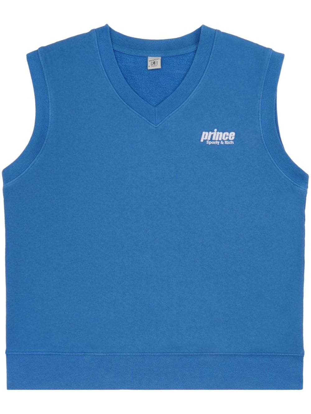 Sporty & Rich Prince Sport cotton vest - Blue von Sporty & Rich