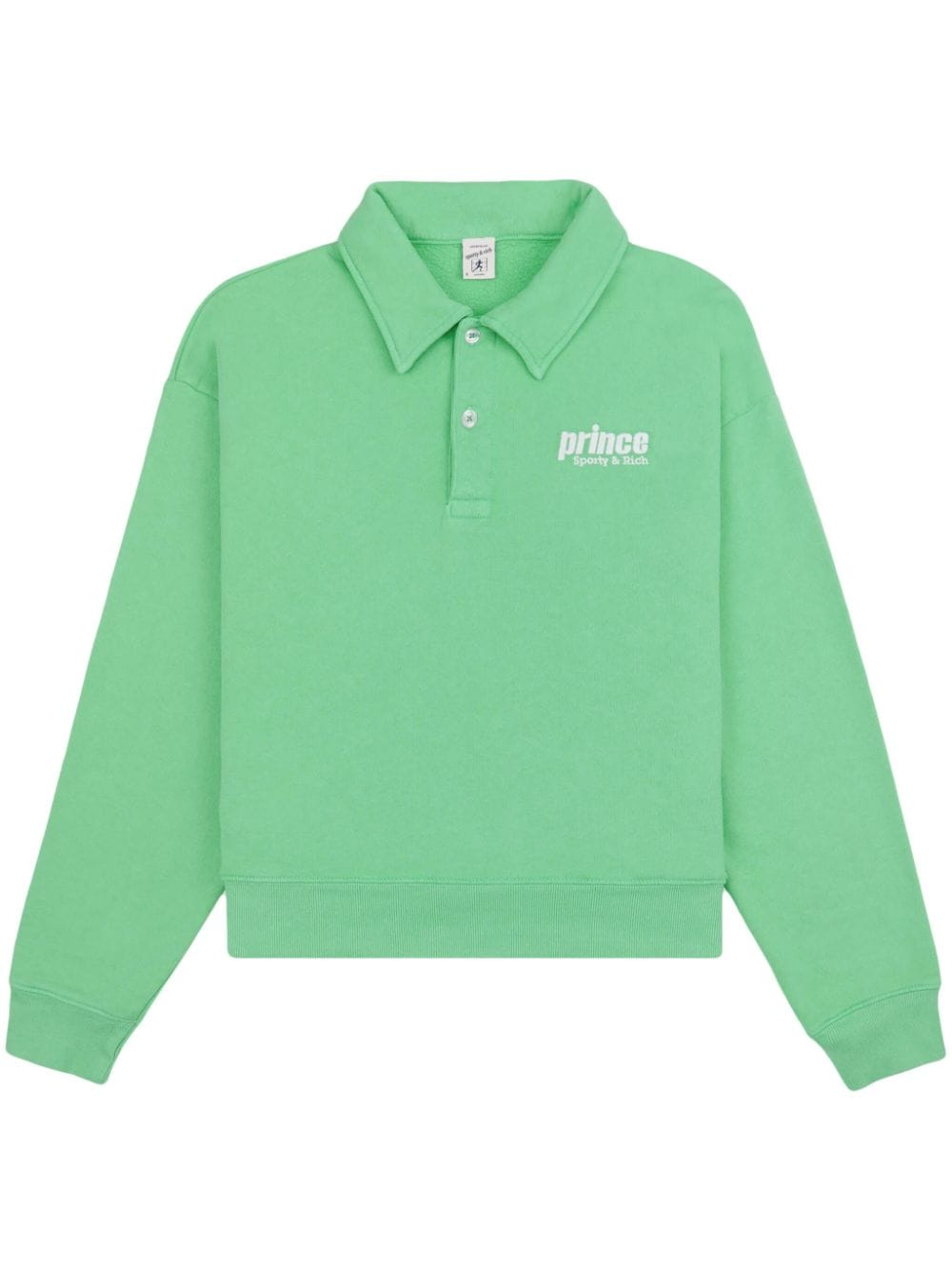 Sporty & Rich Prince Sporty cotton polo shirt - Green von Sporty & Rich