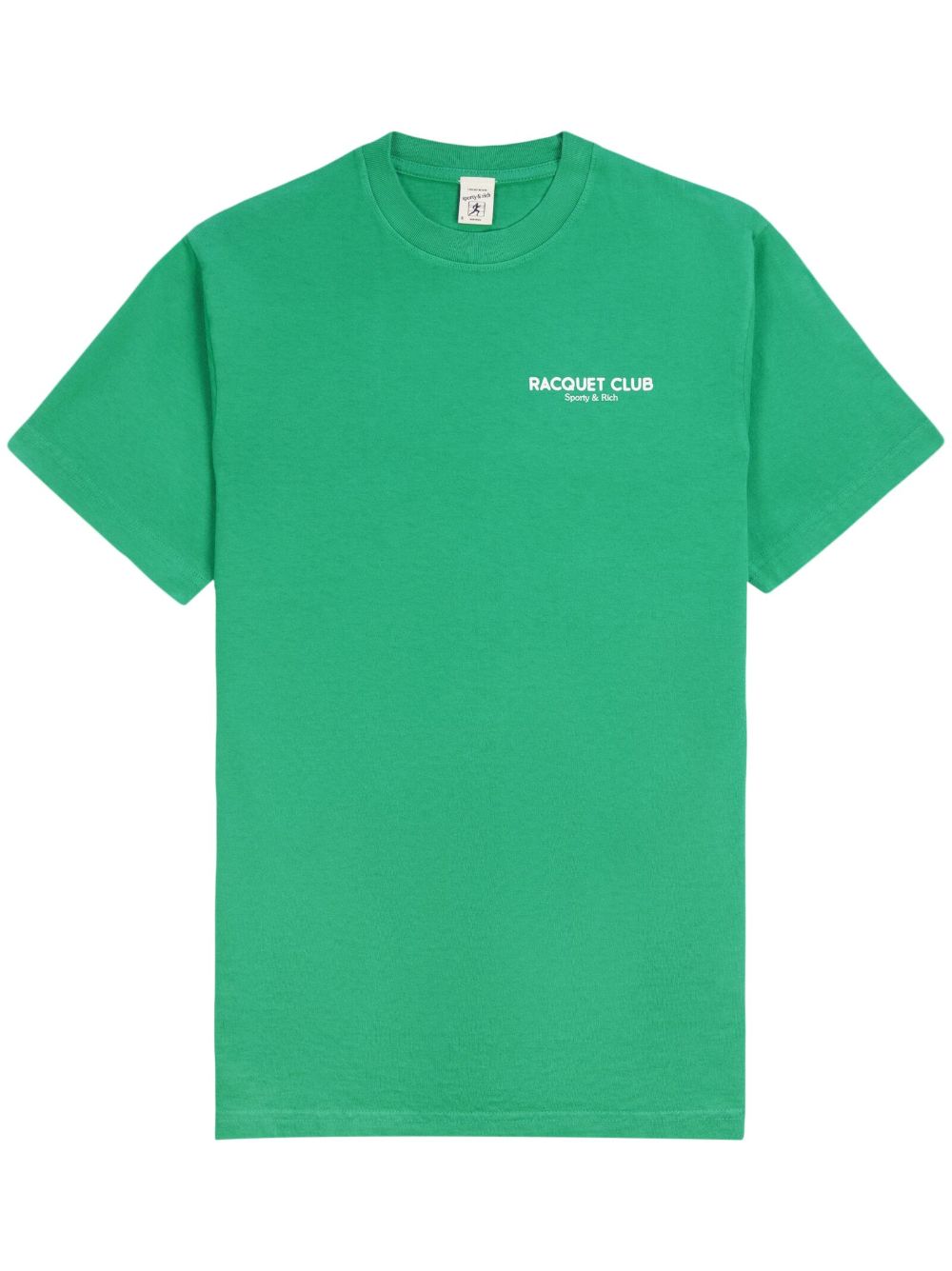 Sporty & Rich Racquet Club logo-print T-Shirt - Green von Sporty & Rich