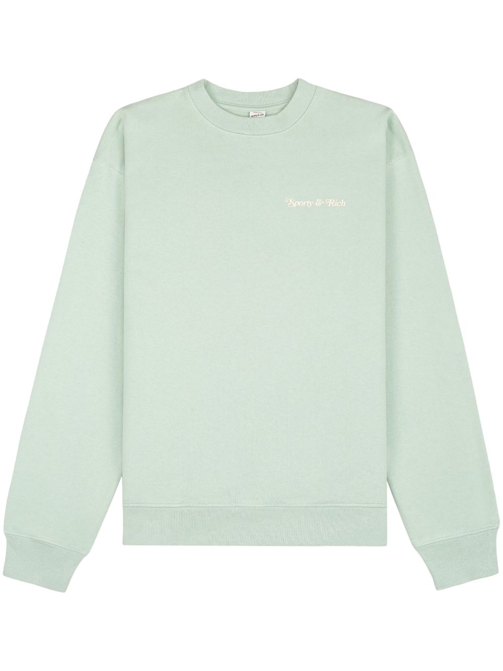 Sporty & Rich Self Love Club cotton sweatshirt - Green von Sporty & Rich