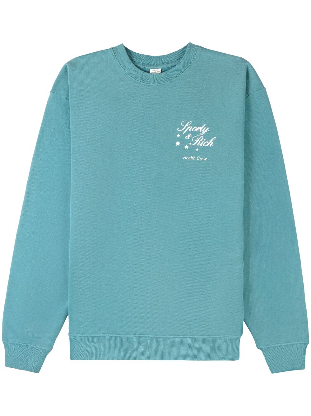 Sporty & Rich Stars Health crew-neck sweatshirt - Green von Sporty & Rich