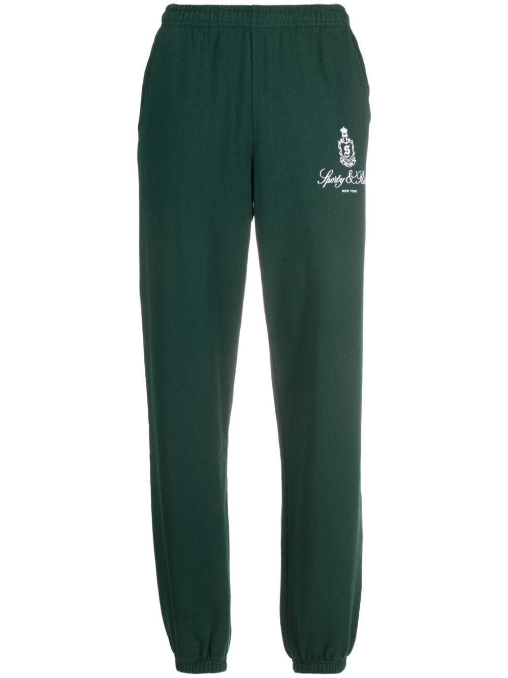 Sporty & Rich Vendome cotton track pants - Green von Sporty & Rich