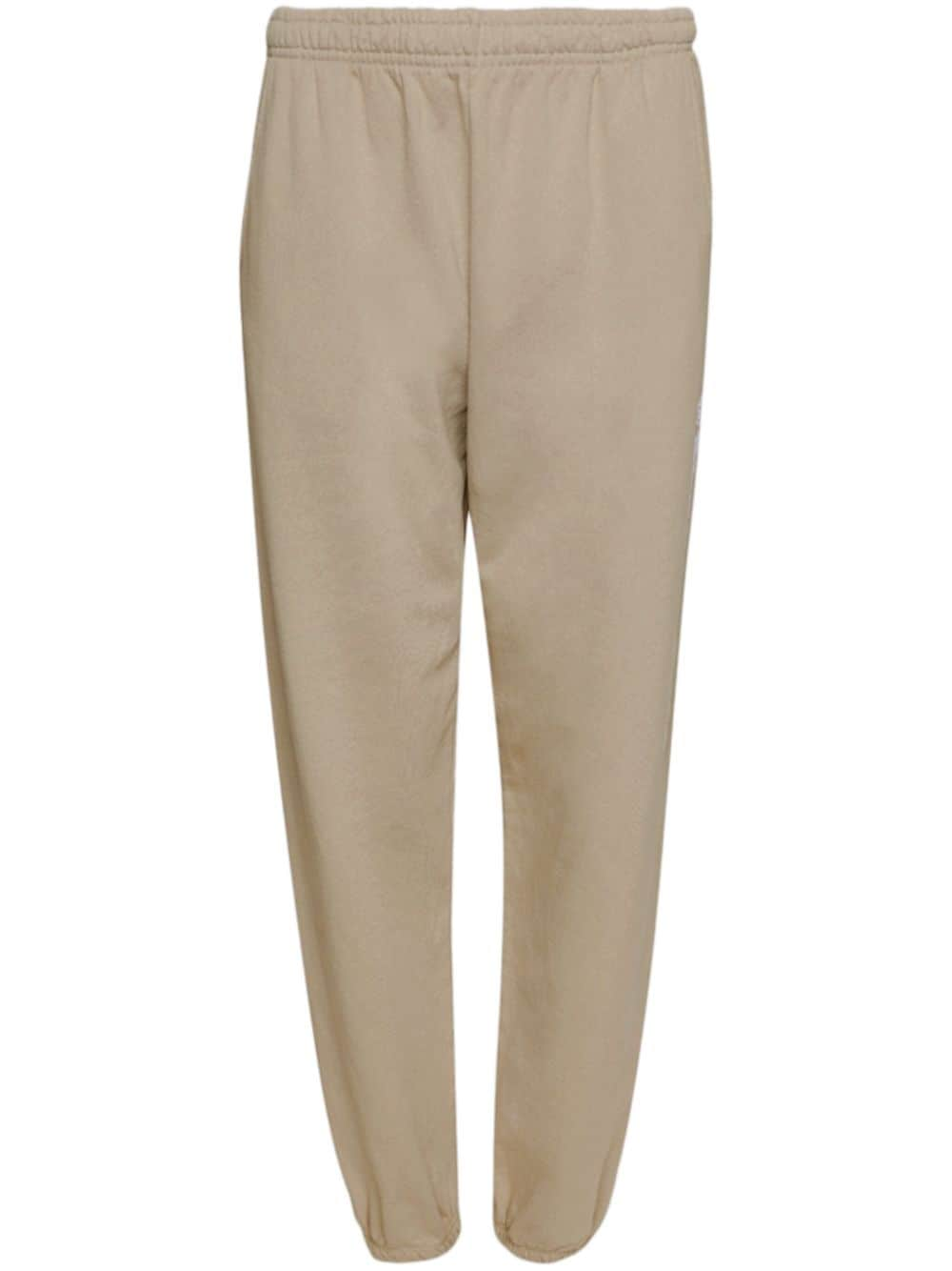 Sporty & Rich Wellness Club log flocked-logo track pants - Grey von Sporty & Rich