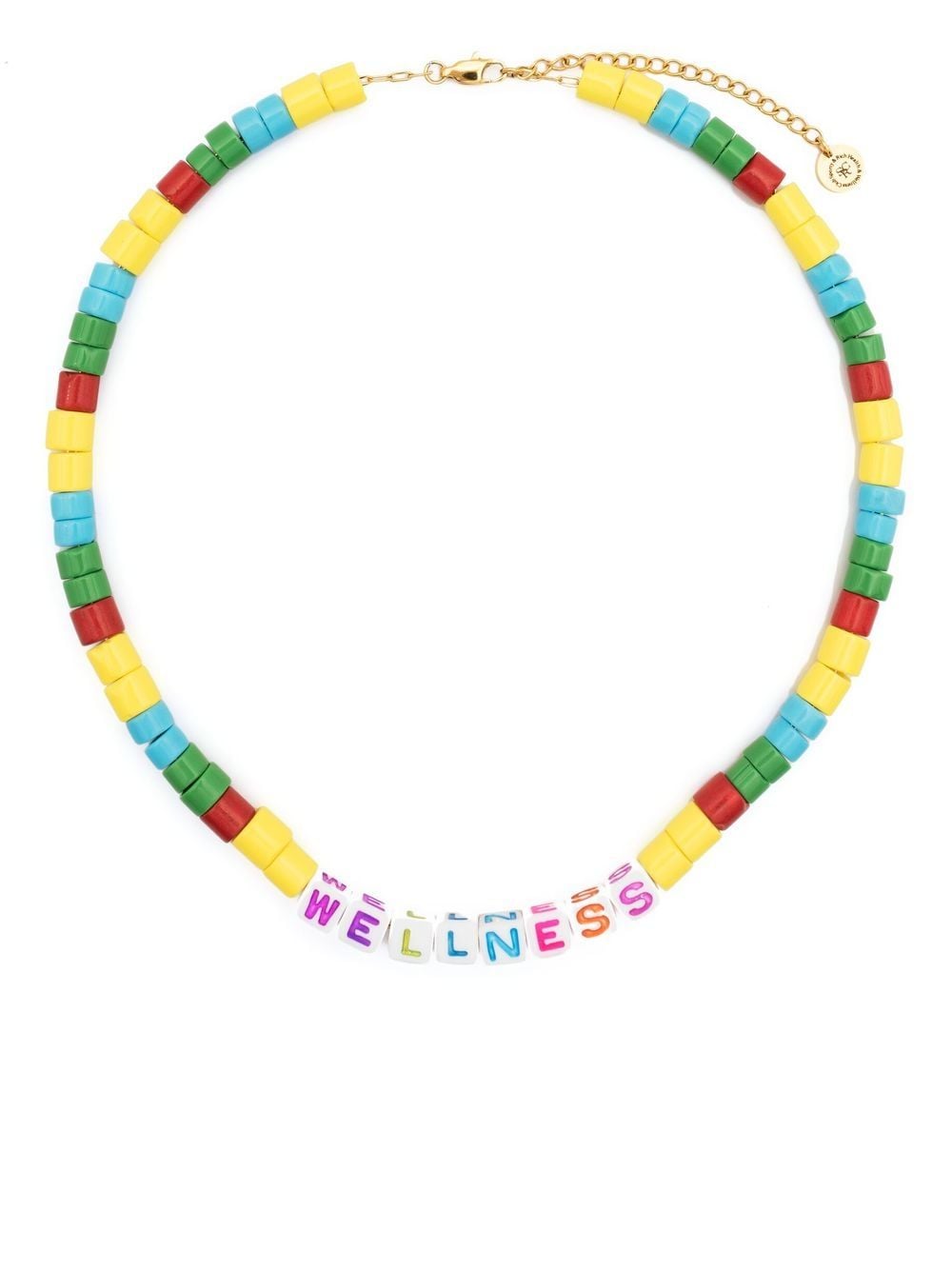 Sporty & Rich Wellness beaded necklace - Yellow von Sporty & Rich