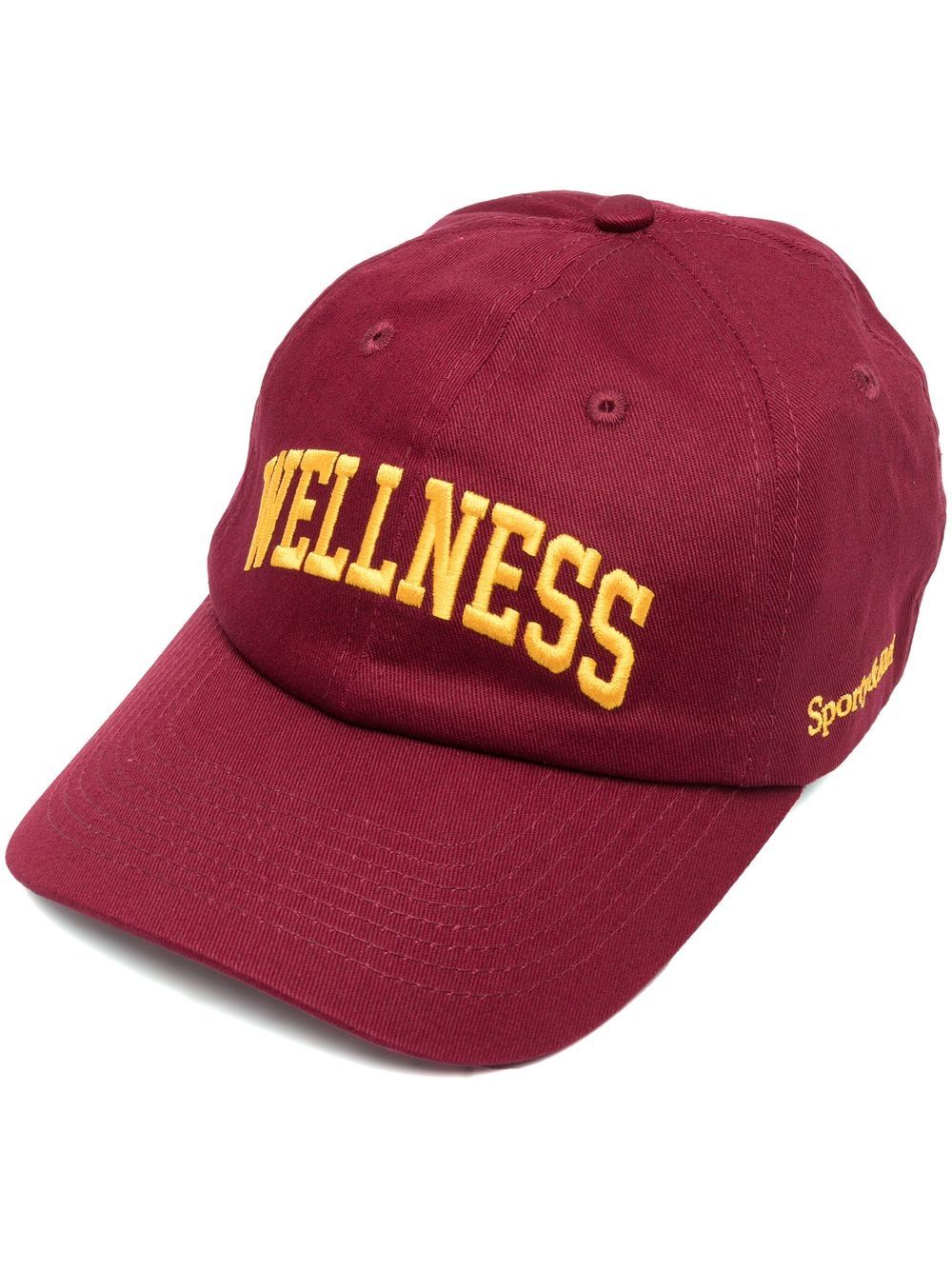 Sporty & Rich Wellness logo-embroidered baseball cap von Sporty & Rich