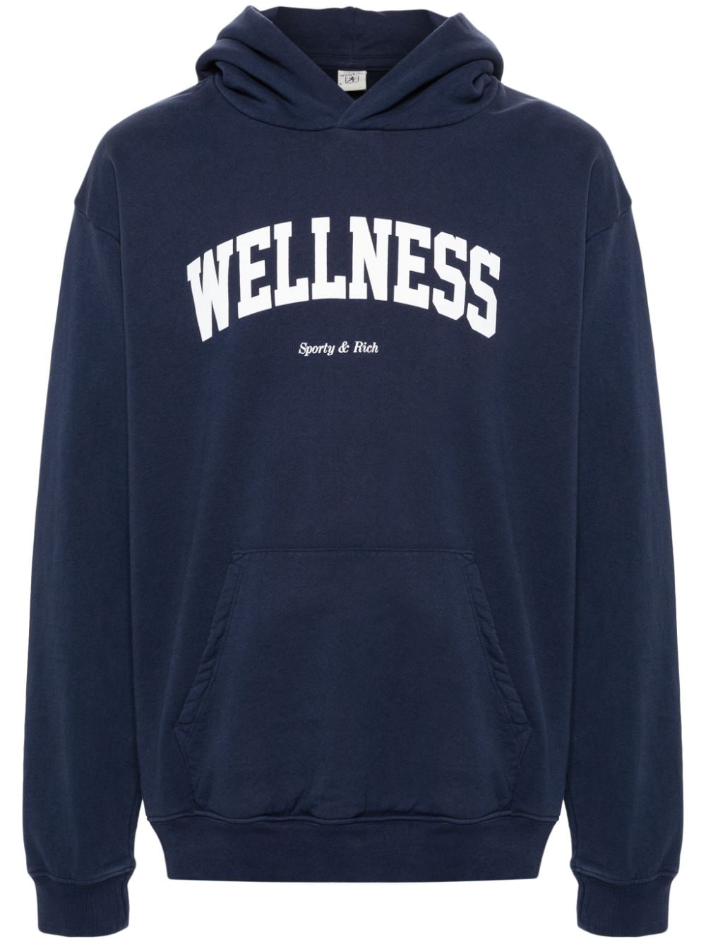 Sporty & Rich Welness cotton hoodie - Blue von Sporty & Rich