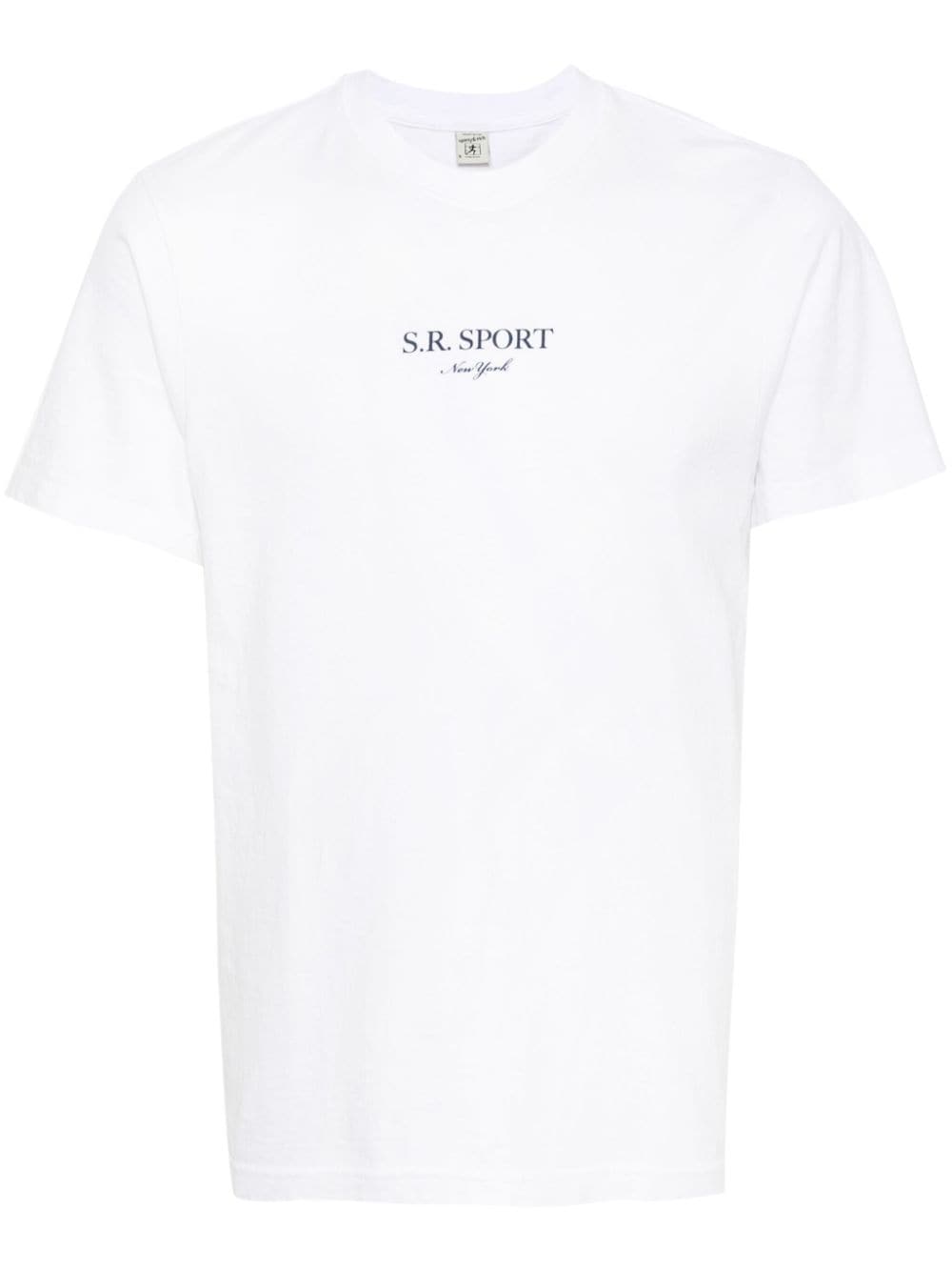 Sporty & Rich Wimbledon cotton T-Shirt - White von Sporty & Rich