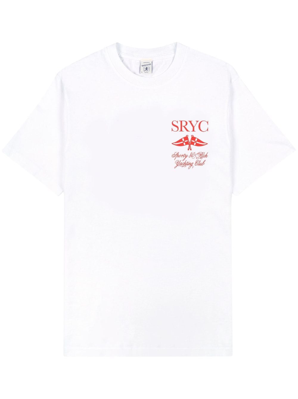 Sporty & Rich Yatch Club cotton T-shirt - White von Sporty & Rich