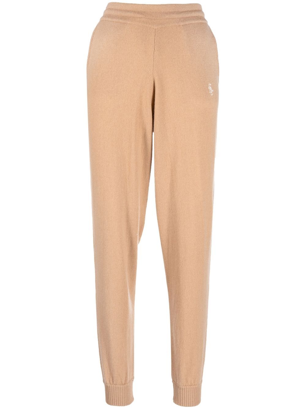 Sporty & Rich logo-embroidered track pants - Brown von Sporty & Rich