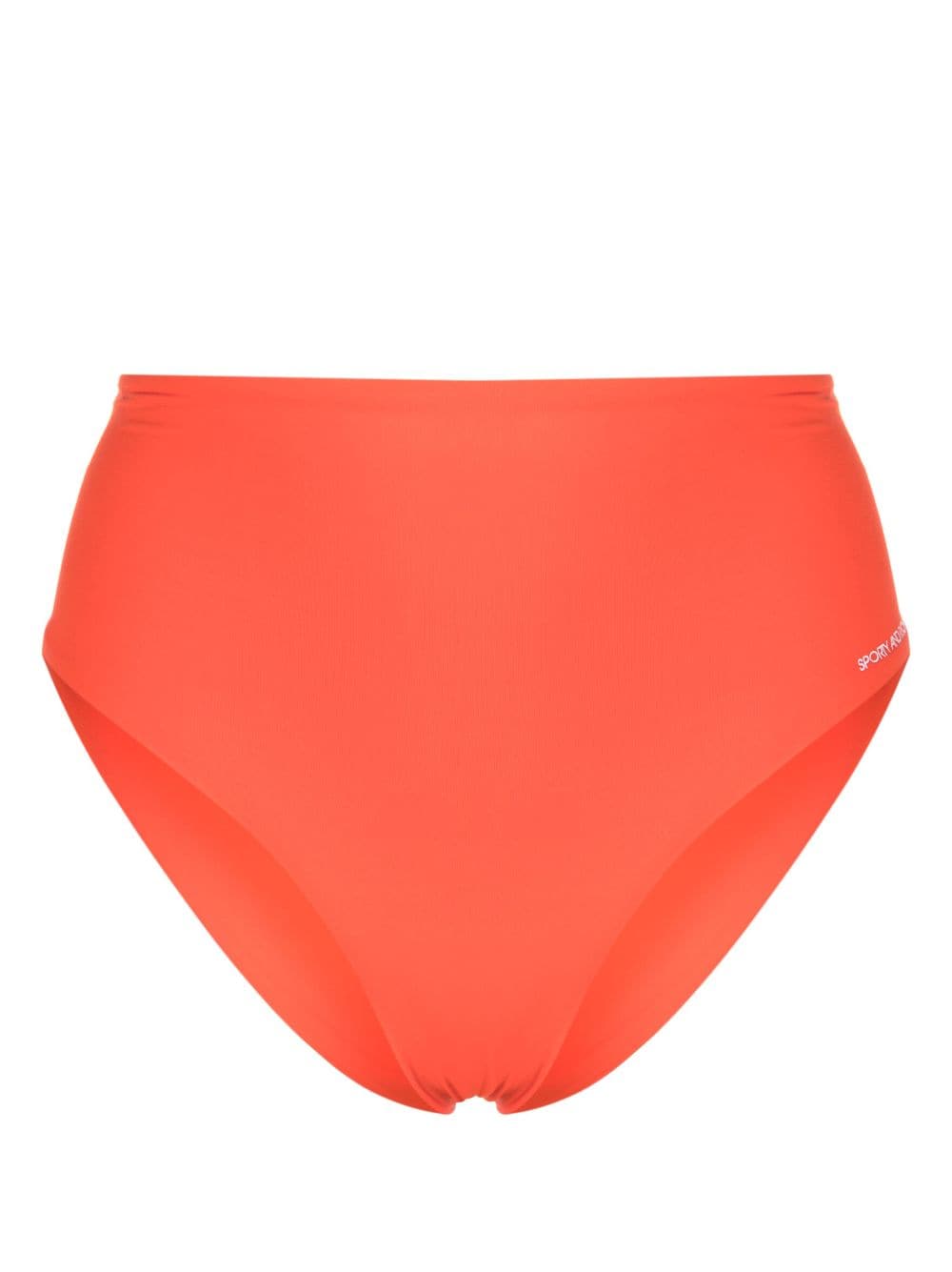 Sporty & Rich logo-print bikini bottoms - Orange von Sporty & Rich