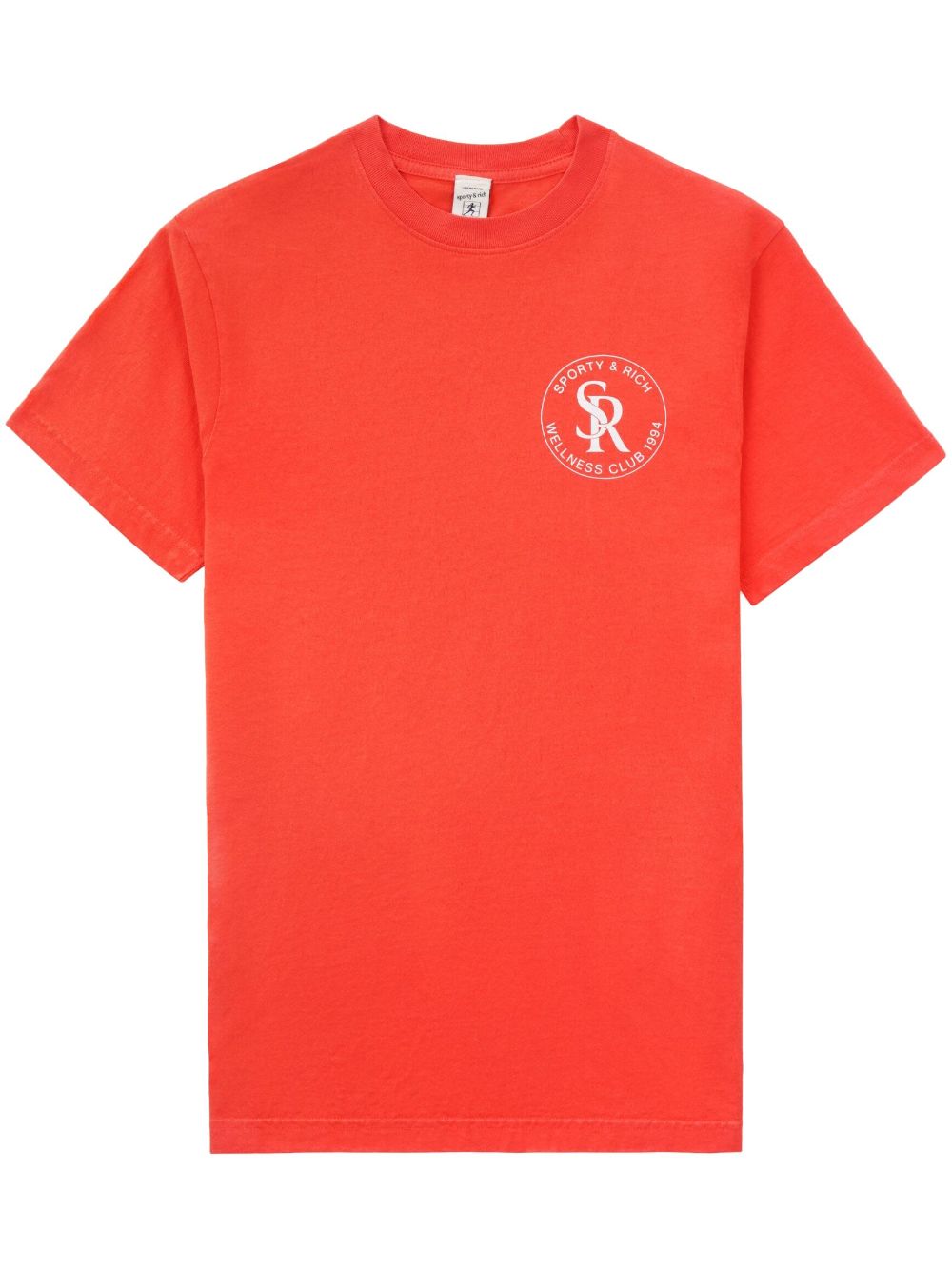 Sporty & Rich logo-print cotton T-shirt - Red von Sporty & Rich
