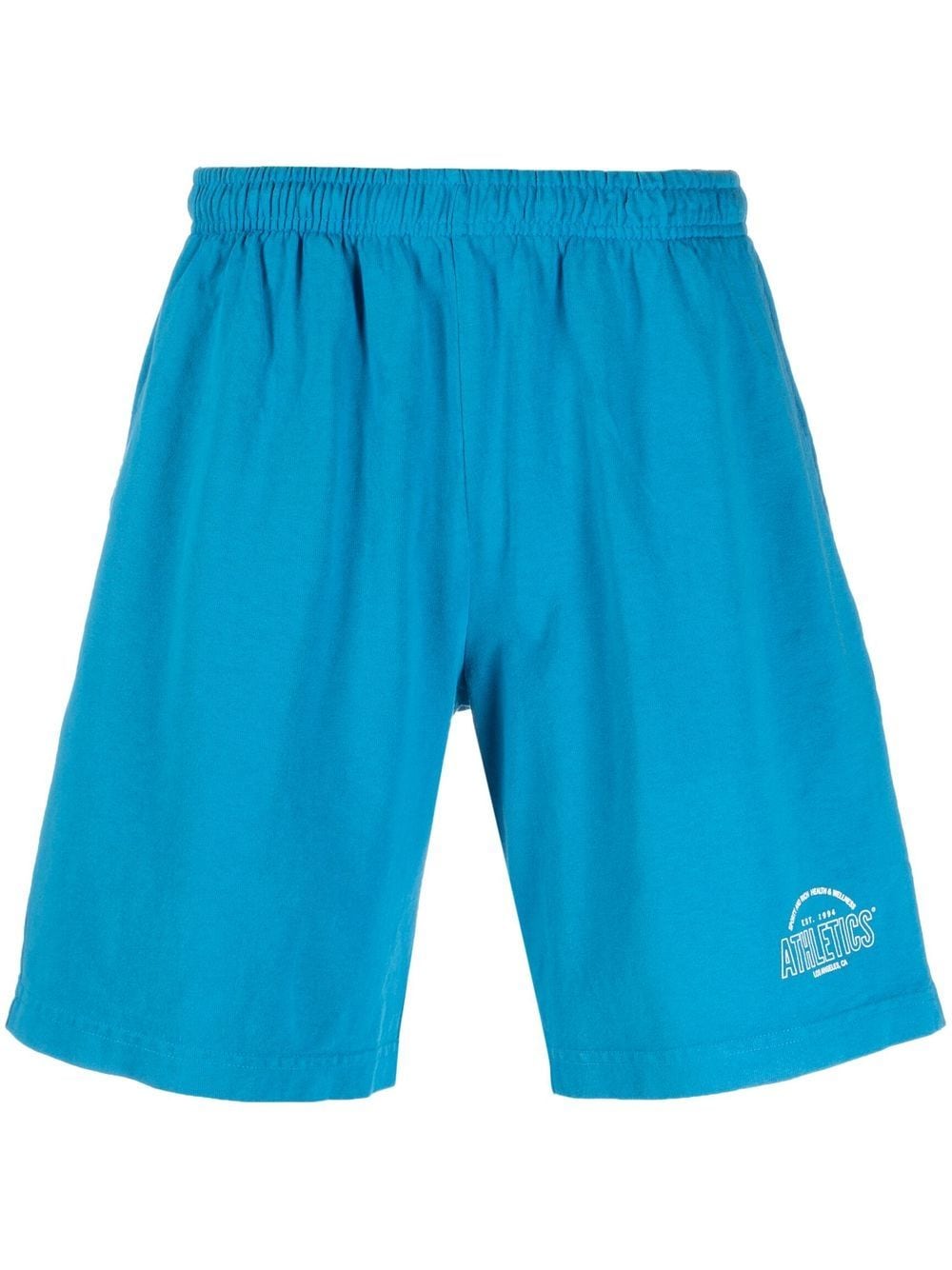 Sporty & Rich logo-print swimming shorts - Blue von Sporty & Rich