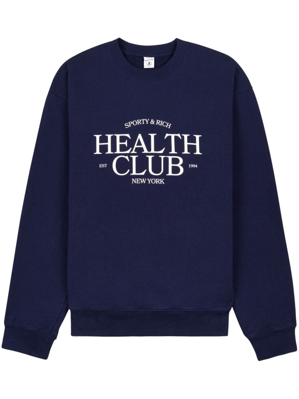 Sporty & Rich slogan-print sweatshirt - Blue von Sporty & Rich