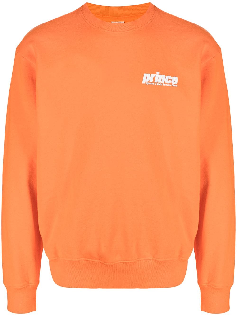 Sporty & Rich x Prince logo-print sweatshirt - Orange von Sporty & Rich