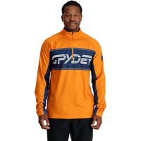 SPYDER Herren Unterzieh Zipshirt Paramount orange | S von Spyder