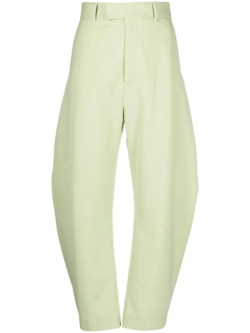 Ssheena high-waisted tapered trousers - Green von Ssheena