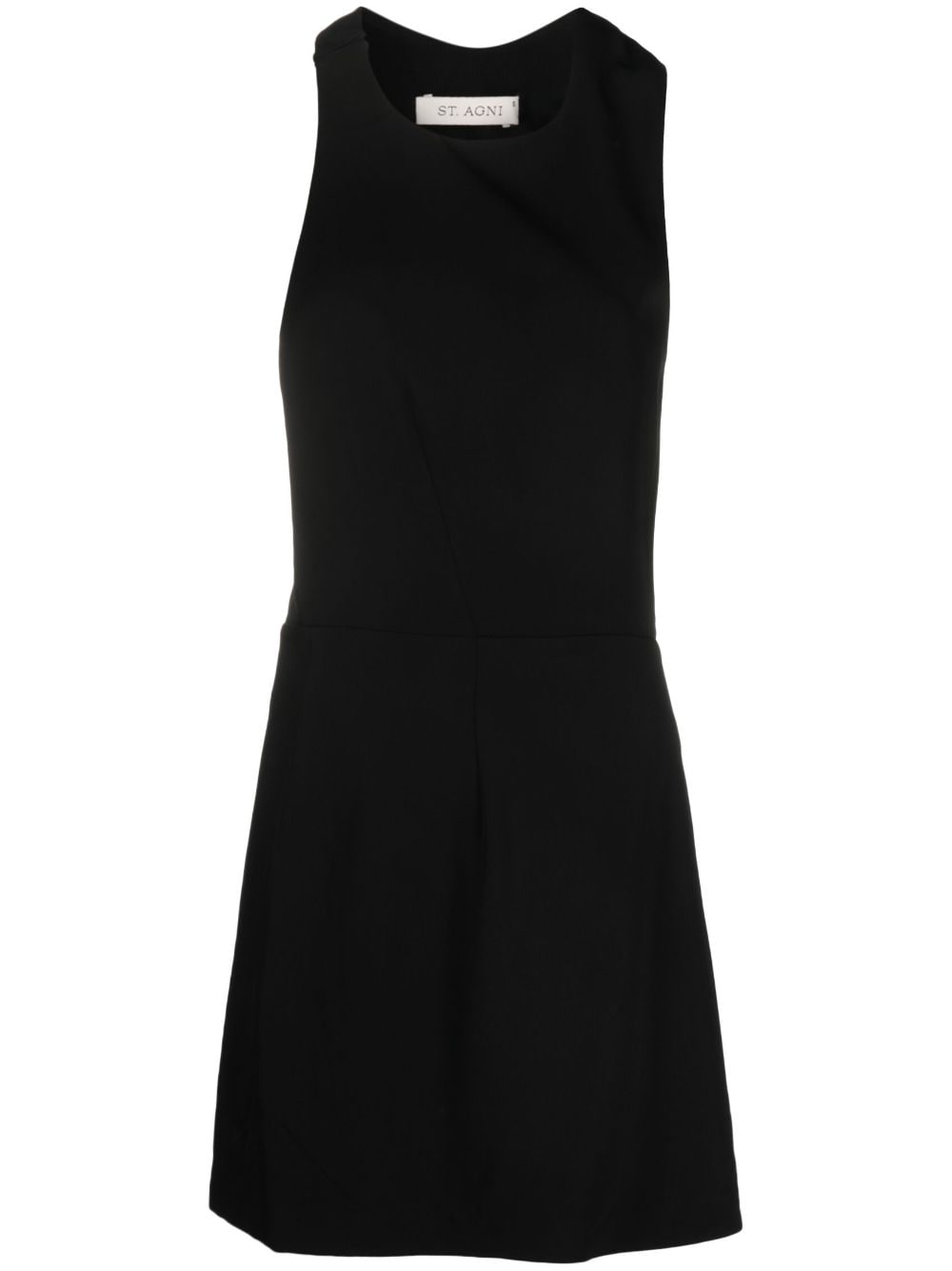 St. Agni asymmetric cut-out minidress - Black von St. Agni