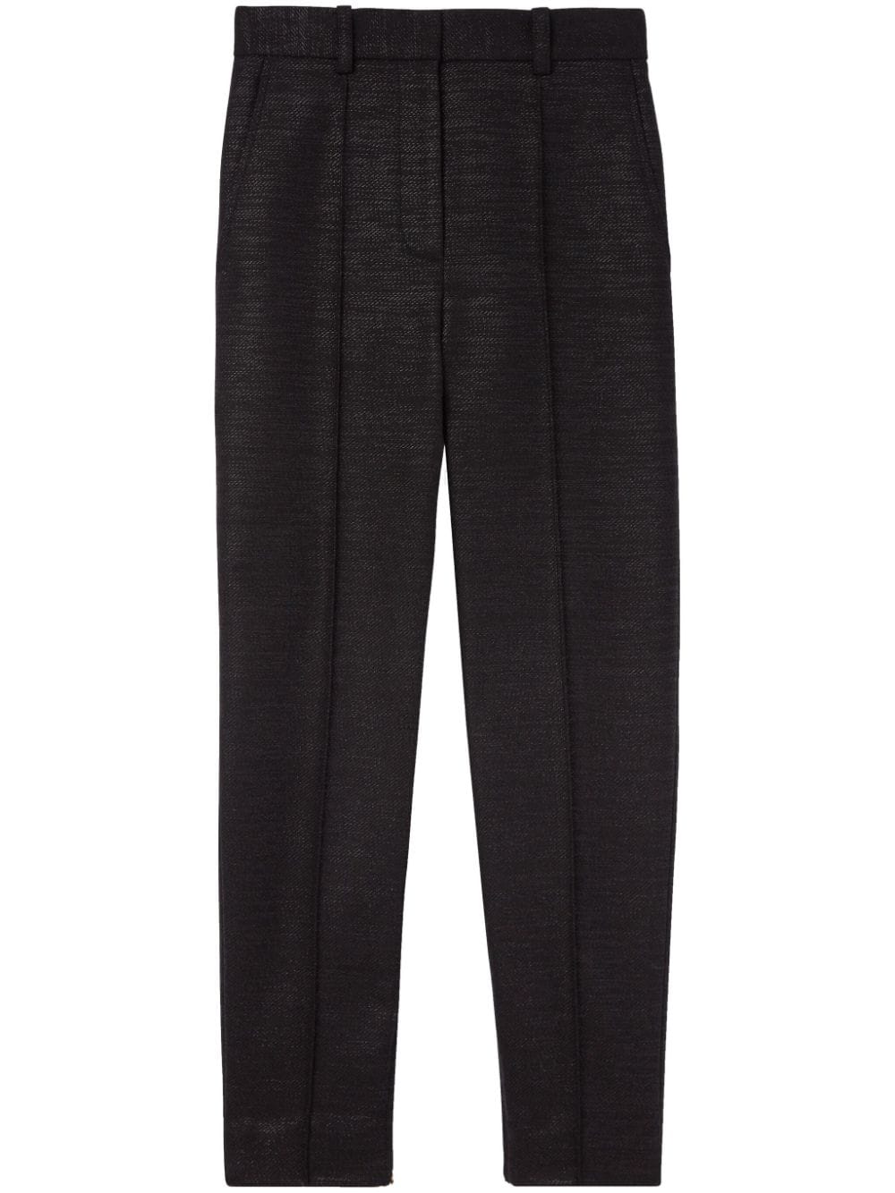 St. John metallic twill trousers - Black von St. John