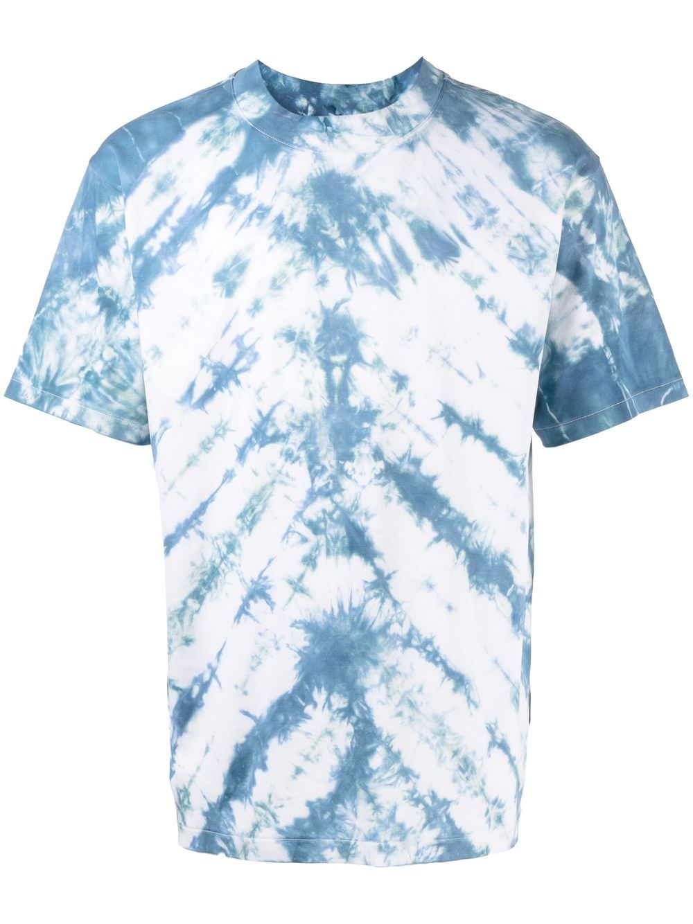 Stain Shade tie-dye crew-neck T-shirt - Blue von Stain Shade