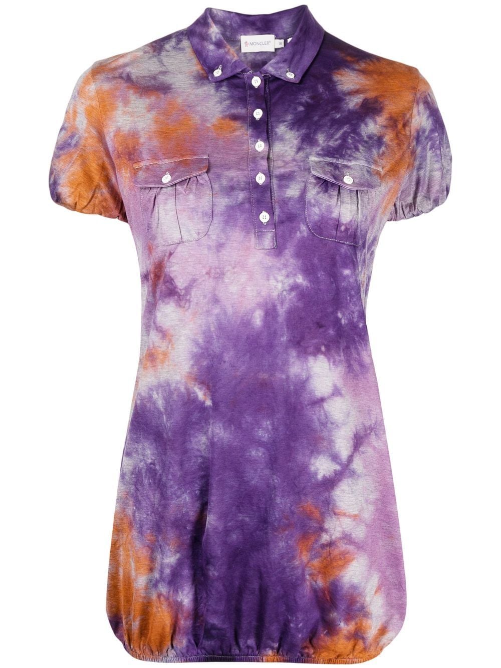 Stain Shade tie-dye print polo top - Purple von Stain Shade