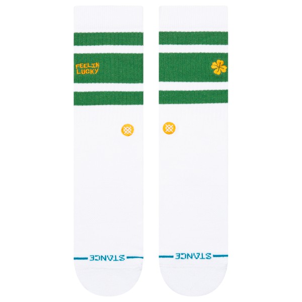 Stance - Feelin Lucky Crew - Multifunktionssocken Gr M weiß von Stance