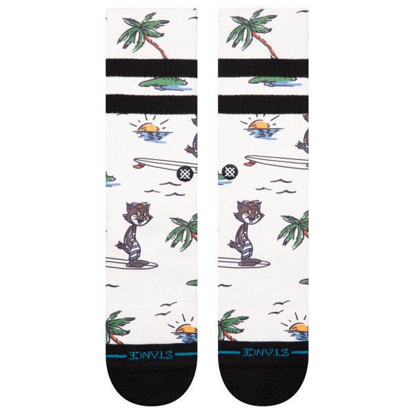 Stance - Kid's Kool Kats Crew - Multifunktionssocken Gr M weiß von Stance