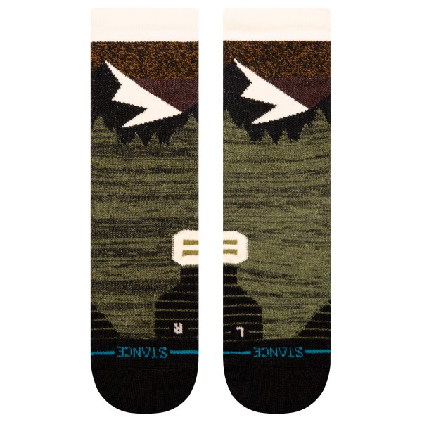 Stance - Mid Wool Crew - Multifunktionssocken Gr L oliv Stance - Mid Wool Crew - Multifunktionssocken Gr L oliv von Stance