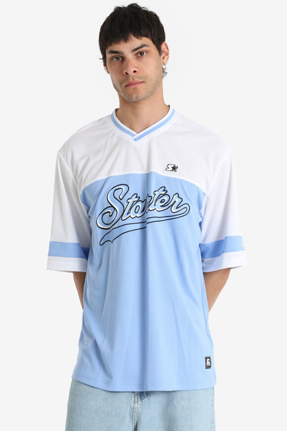 Starter Mesh T-Shirt | White + Carolina Blue | Herren | M Starter Mesh T-Shirt | White + Carolina Blue | Herren | M von Starter
