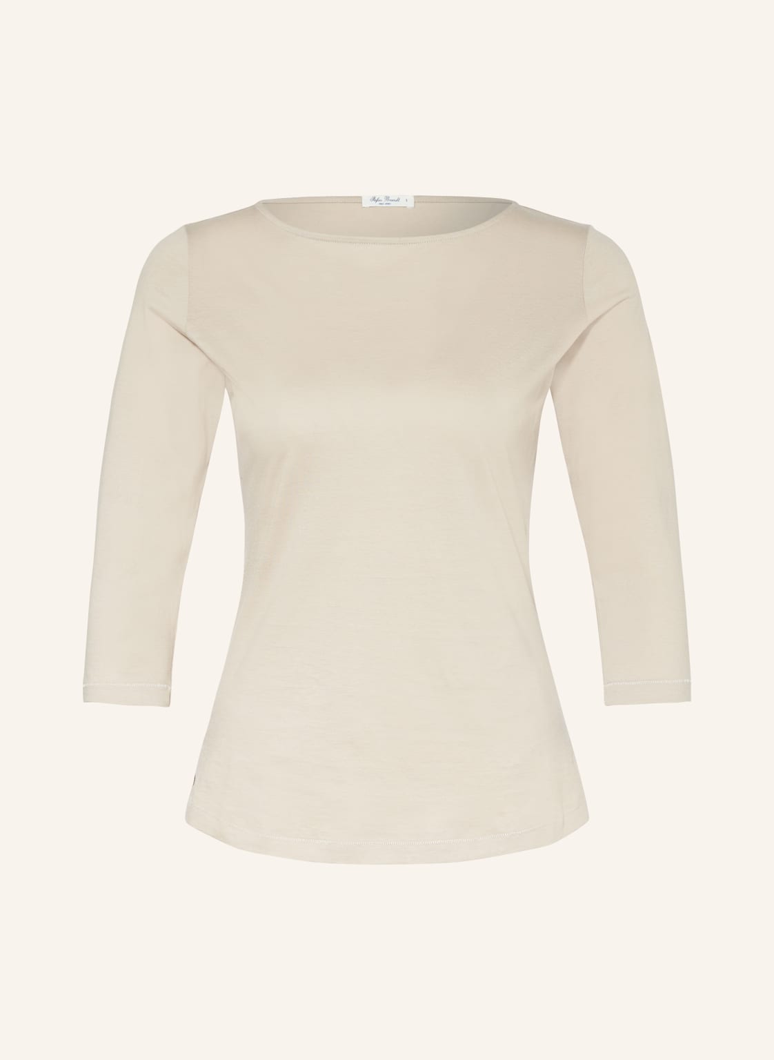 Stefan Brandt Longsleeve Mit 3/4-Arm beige