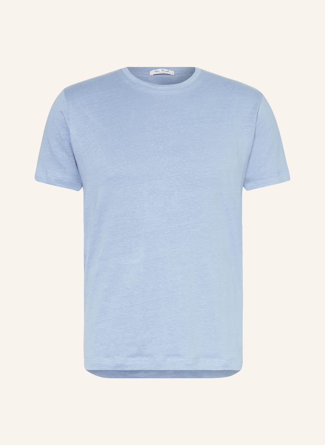 Stefan Brandt T-Shirt Aus Leinen blau von Stefan Brandt