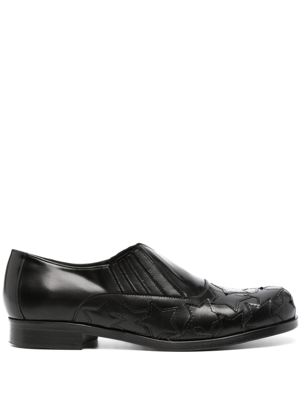 Stefan Cooke 100 Stars leather loafers - Black von Stefan Cooke