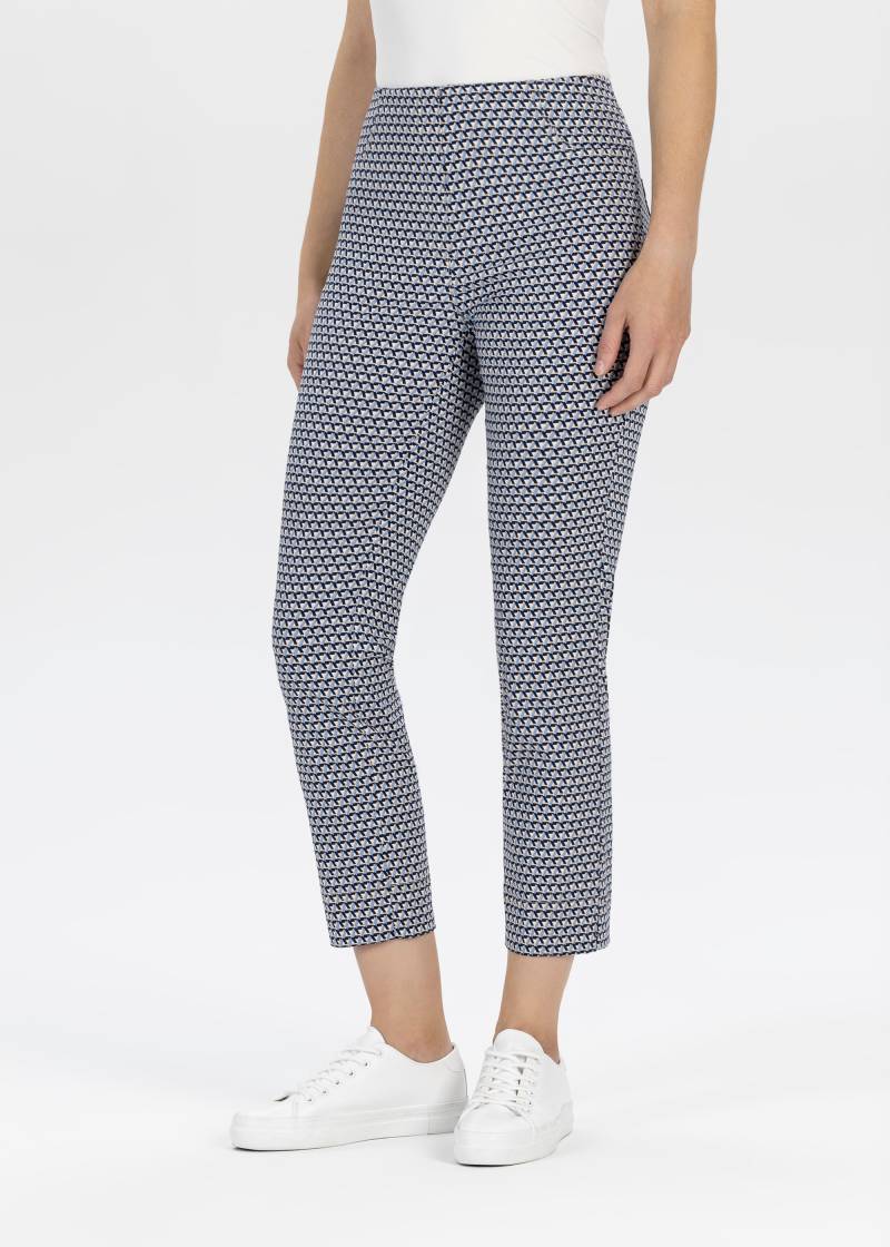 Stehmann 3/4-Hose, mit Minial-Muster von Stehmann
