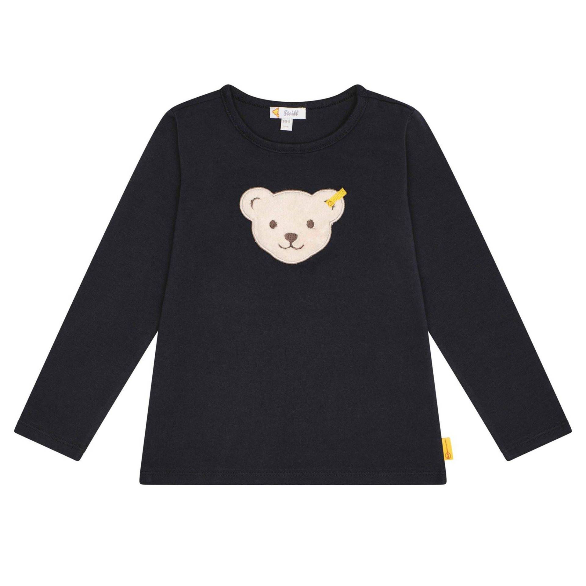 Longsleeve Bequem Sitzend Mädchen Schwarz 116 von Steiff