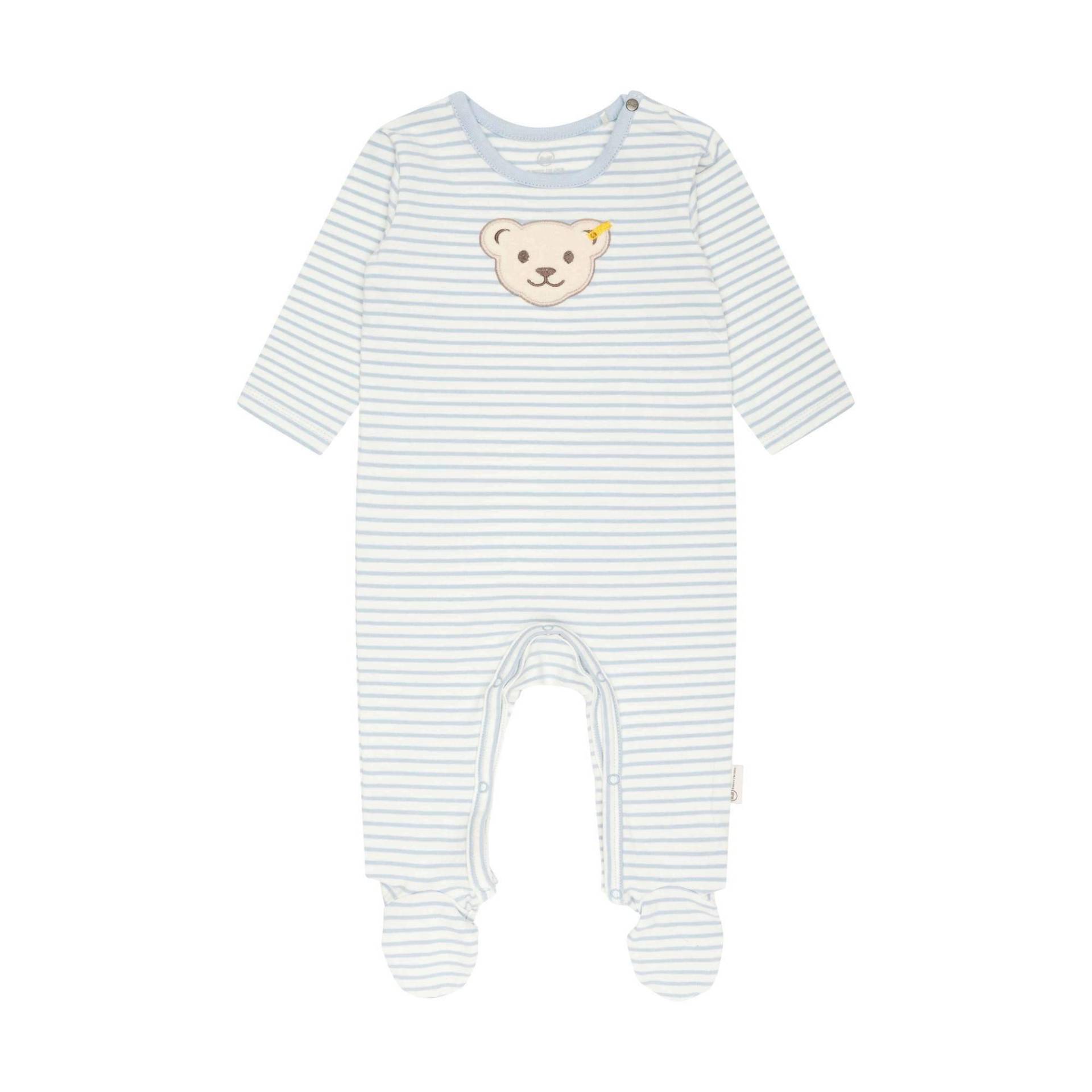 Strampler Bequem Sitzend Unisex Hellblau 56 von Steiff