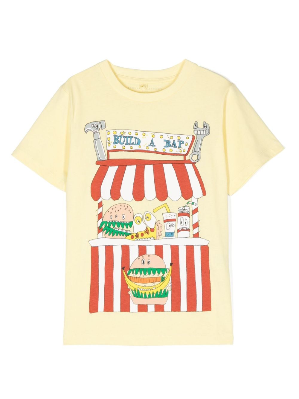 Stella McCartney Kids Crunchy Lunchy cotton T-shirt - Yellow von Stella McCartney Kids