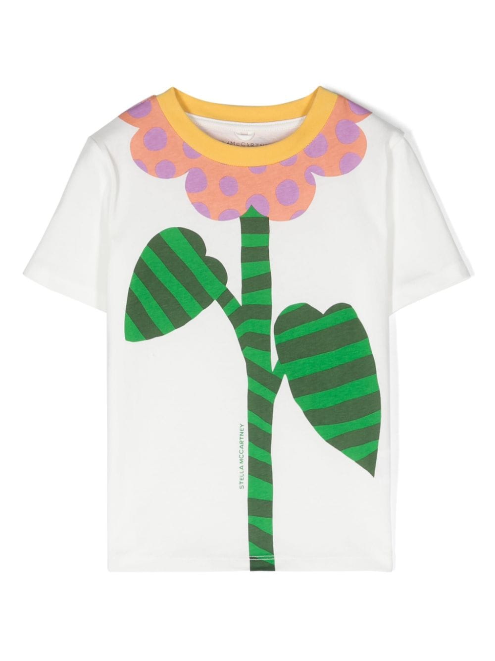 Stella McCartney Kids Flower-print cotton T-shirt - White von Stella McCartney Kids