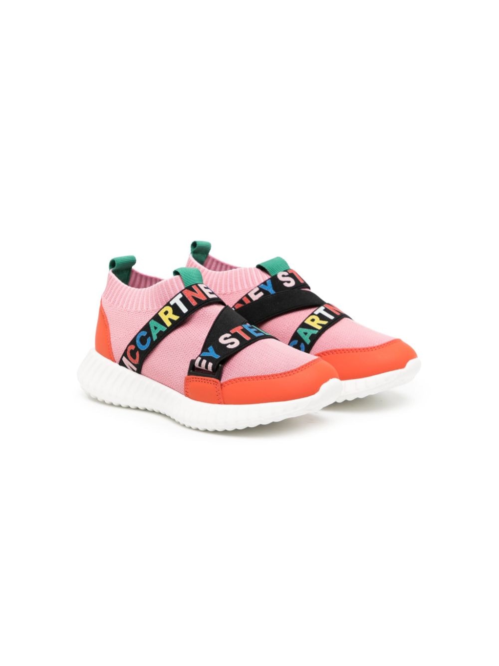 Stella McCartney Kids Kids Sock logo-tape sneakers - Pink von Stella McCartney Kids