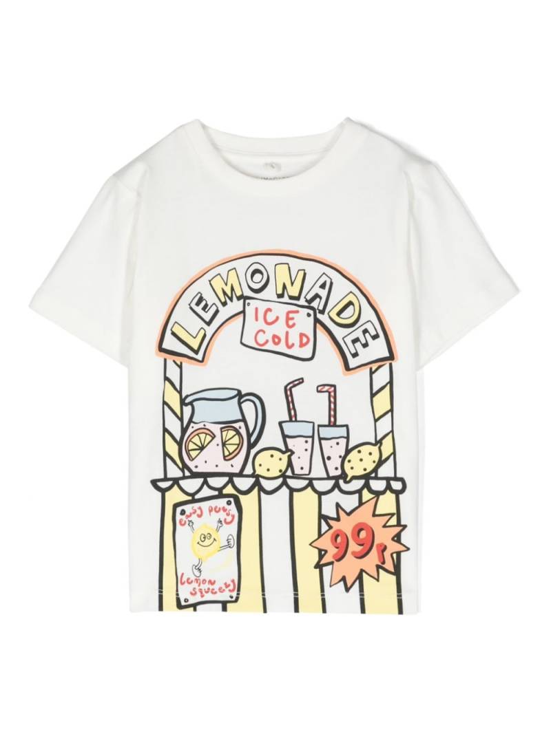 Stella McCartney Kids Lemonade-print cotton T-shirt - White von Stella McCartney Kids