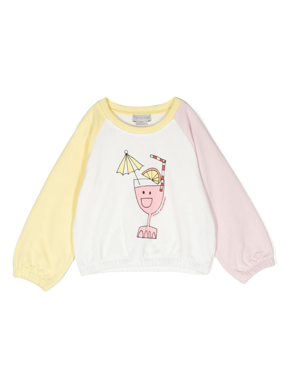 Stella McCartney Kids Lemonade-print cotton sweatshirt - White von Stella McCartney Kids