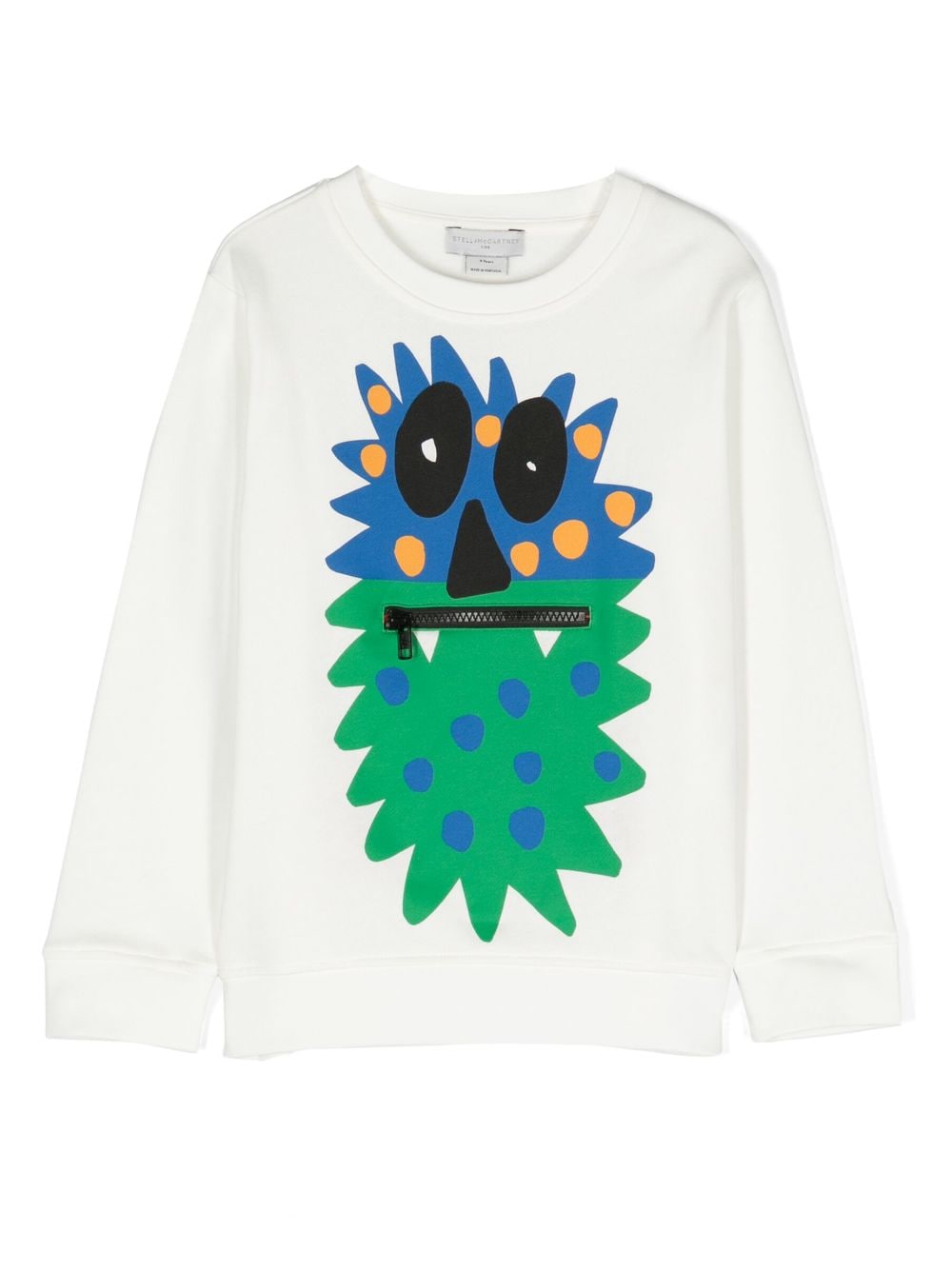 Stella McCartney Kids Monster Motif long-sleeve sweatshirt - White von Stella McCartney Kids