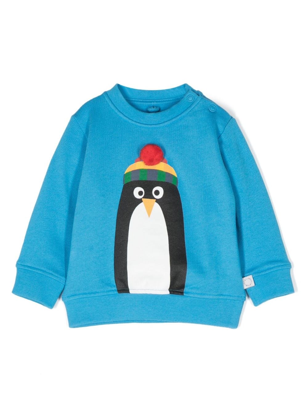 Stella McCartney Kids Penguin-print cotton sweatshirt - Blue von Stella McCartney Kids