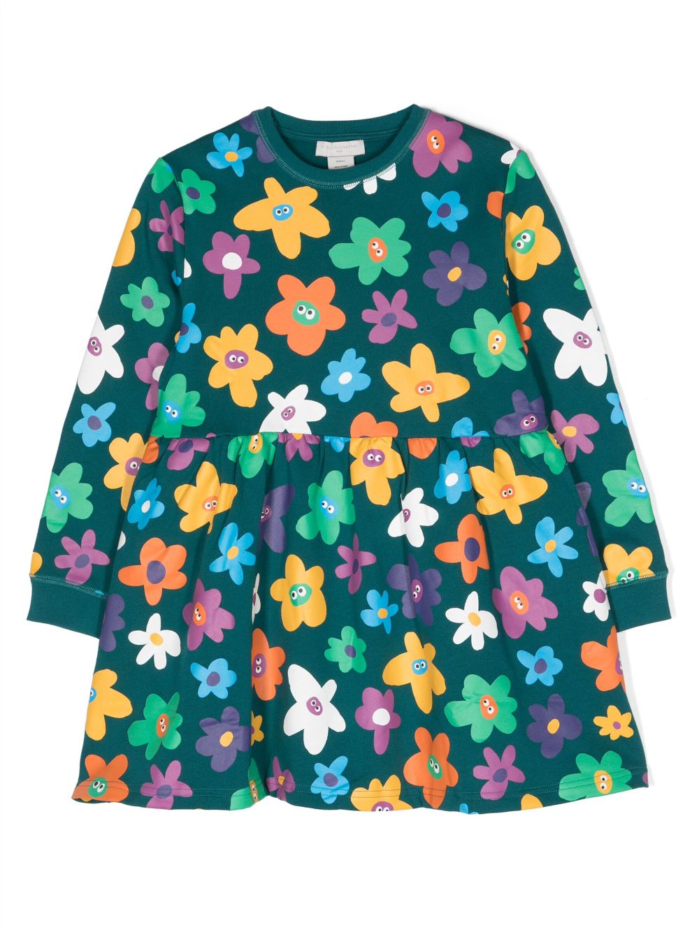 Stella McCartney Kids Smiley Flower-print dress - Blue von Stella McCartney Kids