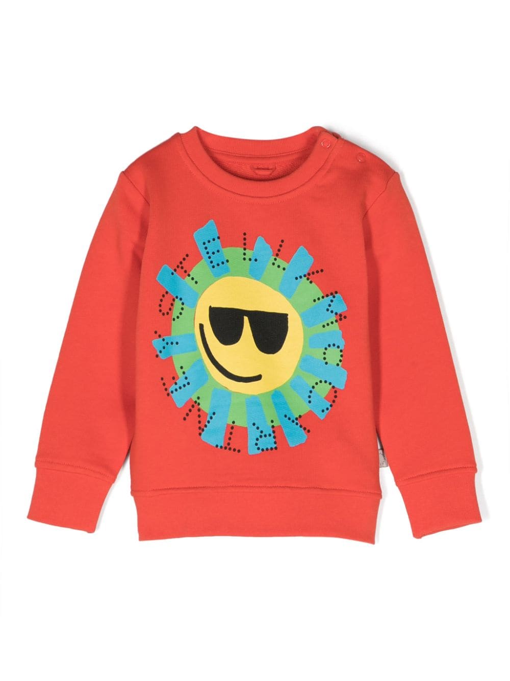 Stella McCartney Kids Sun-print cotton sweatshirt - Orange von Stella McCartney Kids