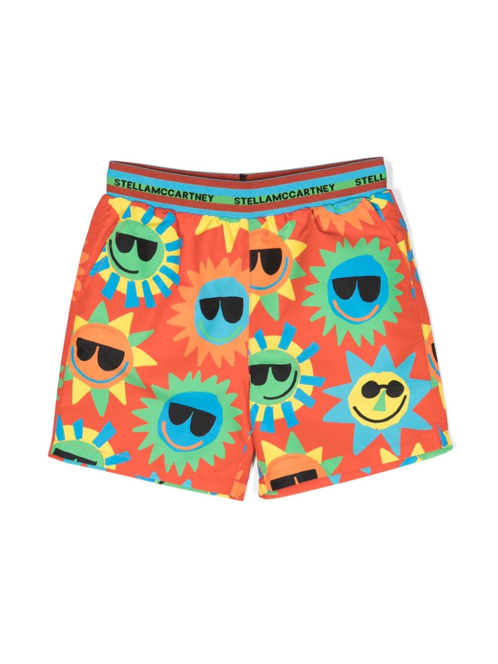 Stella McCartney Kids Sun-print recycled-polyester swim shorts - Orange von Stella McCartney Kids