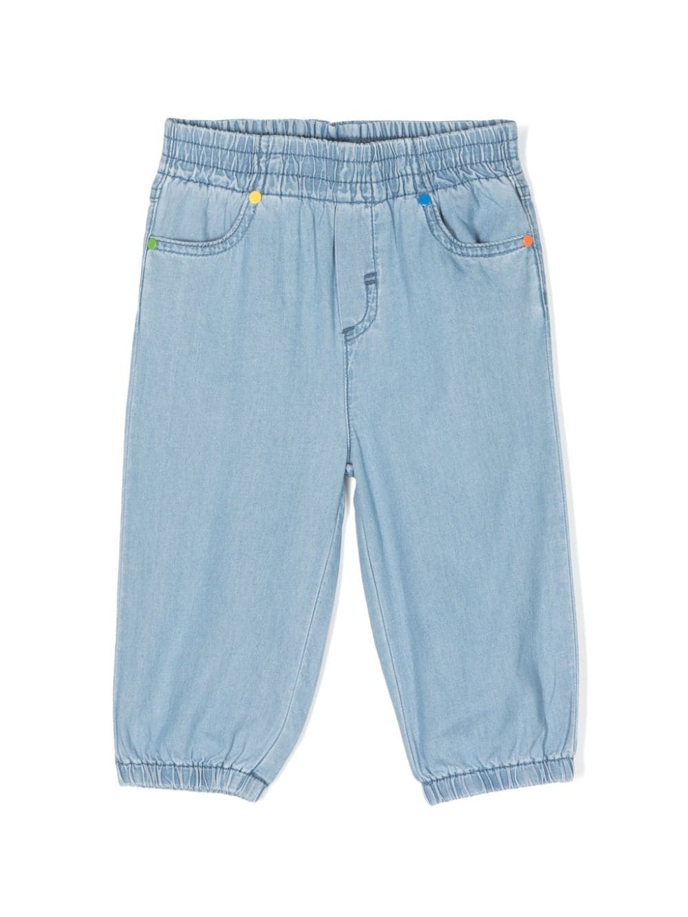 Stella McCartney Kids Sunshine Face-print jeans - Blue von Stella McCartney Kids