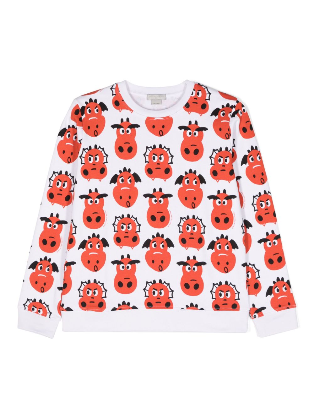 Stella McCartney Kids Year of the Dragon cotton sweatshirt - White von Stella McCartney Kids