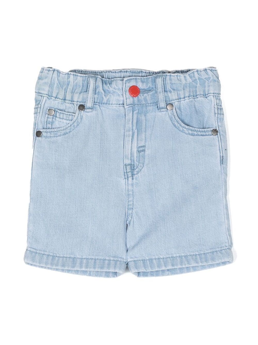 Stella McCartney Kids acid-wash denim shorts - Blue von Stella McCartney Kids