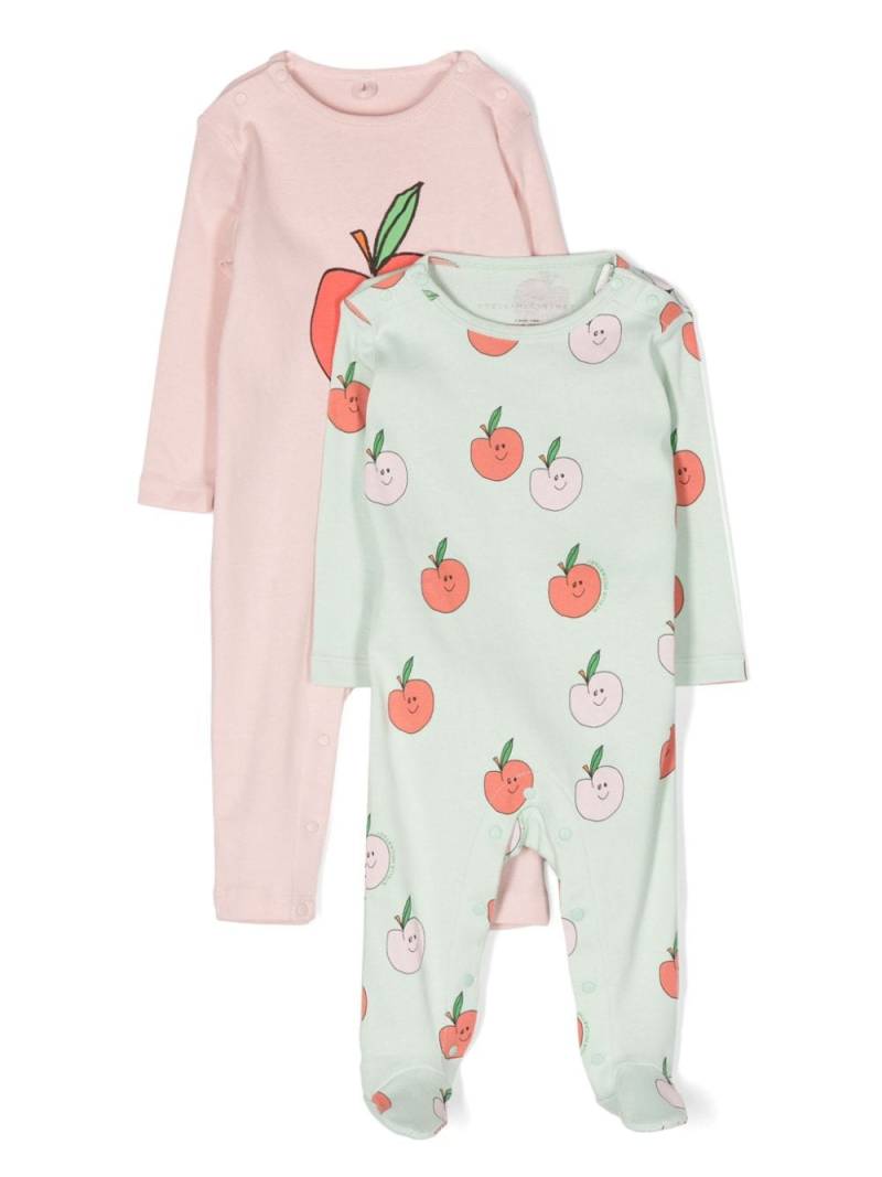 Stella McCartney Kids apple-print pajamas set - Green von Stella McCartney Kids