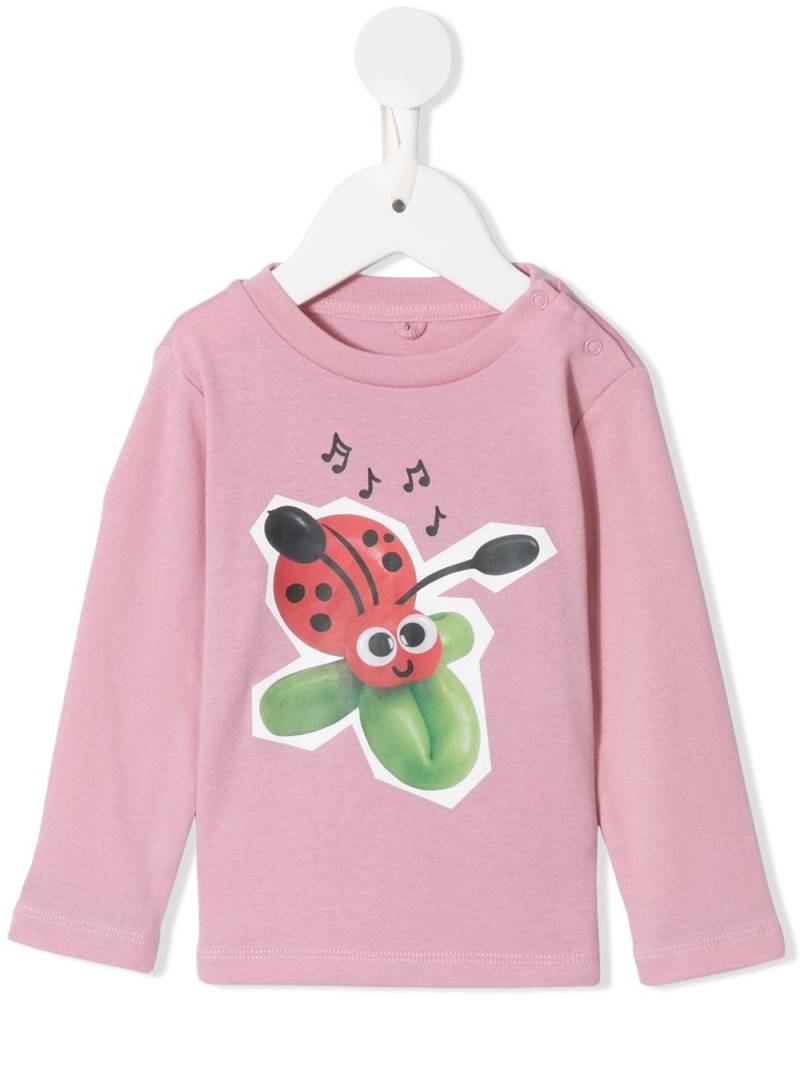 Stella McCartney Kids bug-print T-shirt - Pink von Stella McCartney Kids