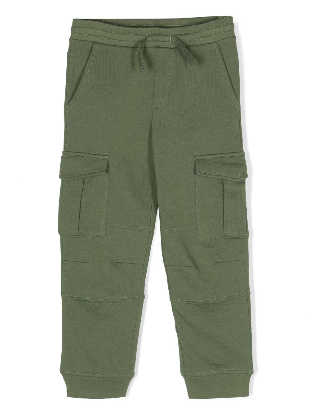 Stella McCartney Kids cargo cotton track pants - Green von Stella McCartney Kids